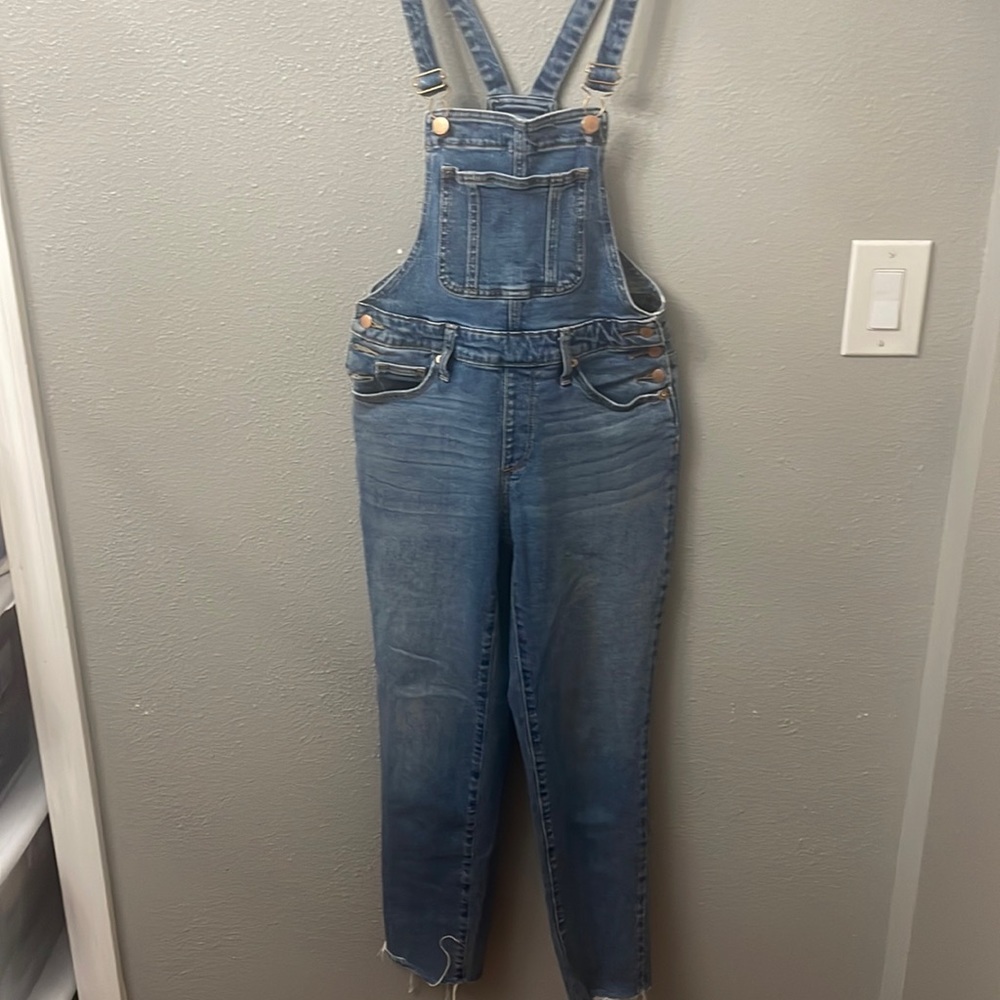 Universal Thread Blue Denim Overalls